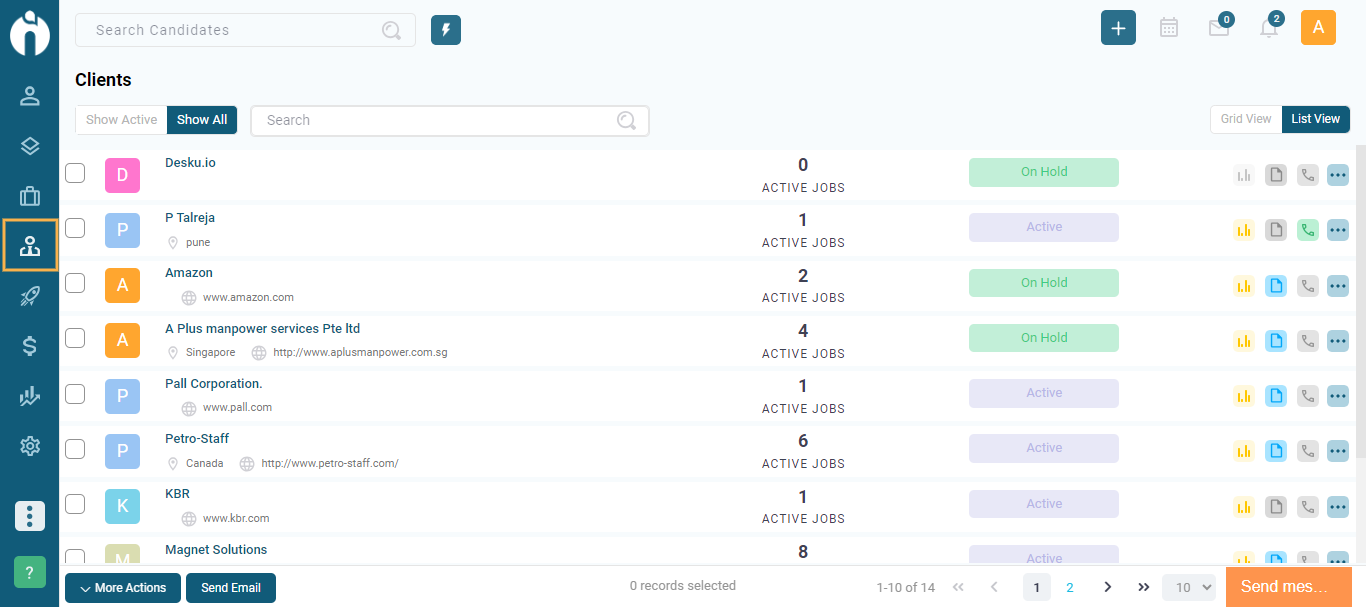 Client Tracker